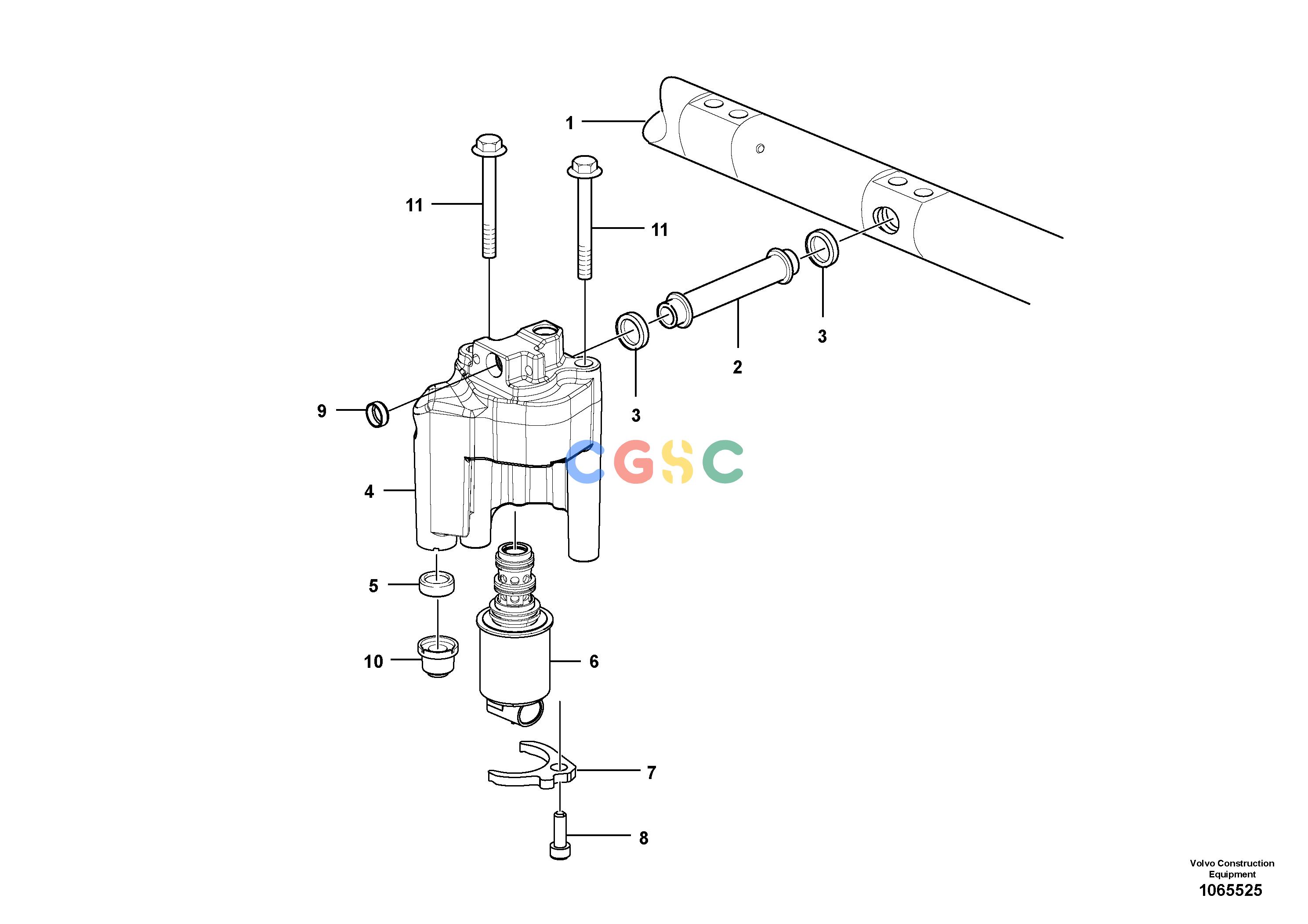 沃尔沃零件查询EC700CHR Control valveHIGH REACH DEMOLITION S/N 190001-190020 NoneNoneNoneAutodata Volvo online