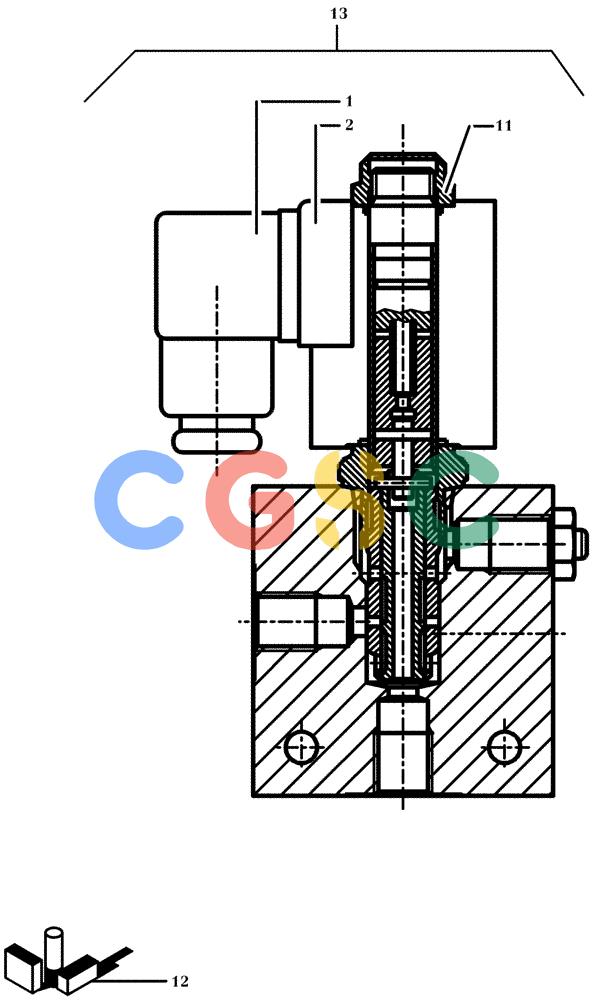 纽荷兰零件查询(DC100) - CRAWLER DOZER (N.A. VERSION) (4/00-) (2.332[02]) - POWER VALVES DC70 - DC80 - DC100 New Holland Constructuion