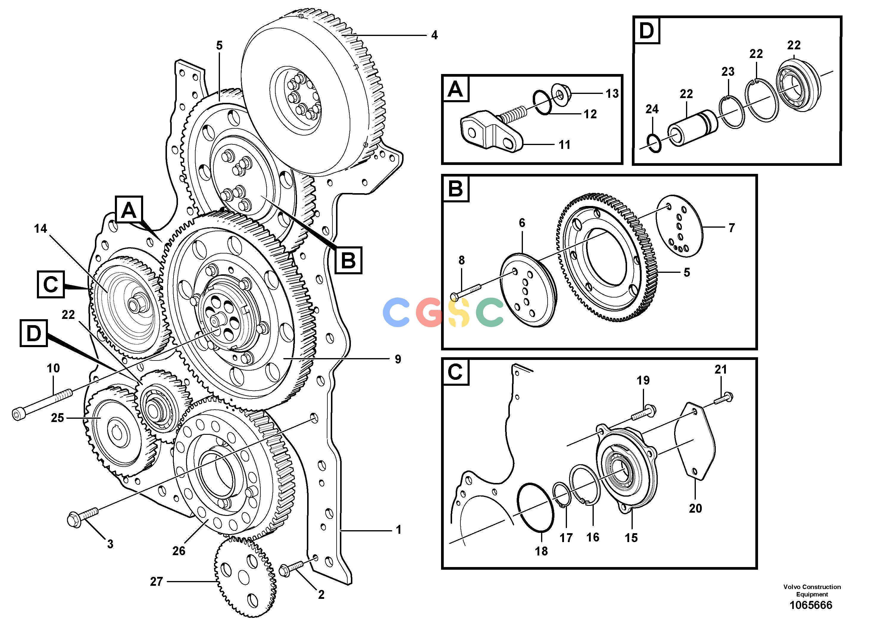 沃尔沃零件查询EC700CHR Timing gear casing and gearsHIGH REACH DEMOLITION S/N 190001-190020 NoneNoneNoneAutodata Volvo online