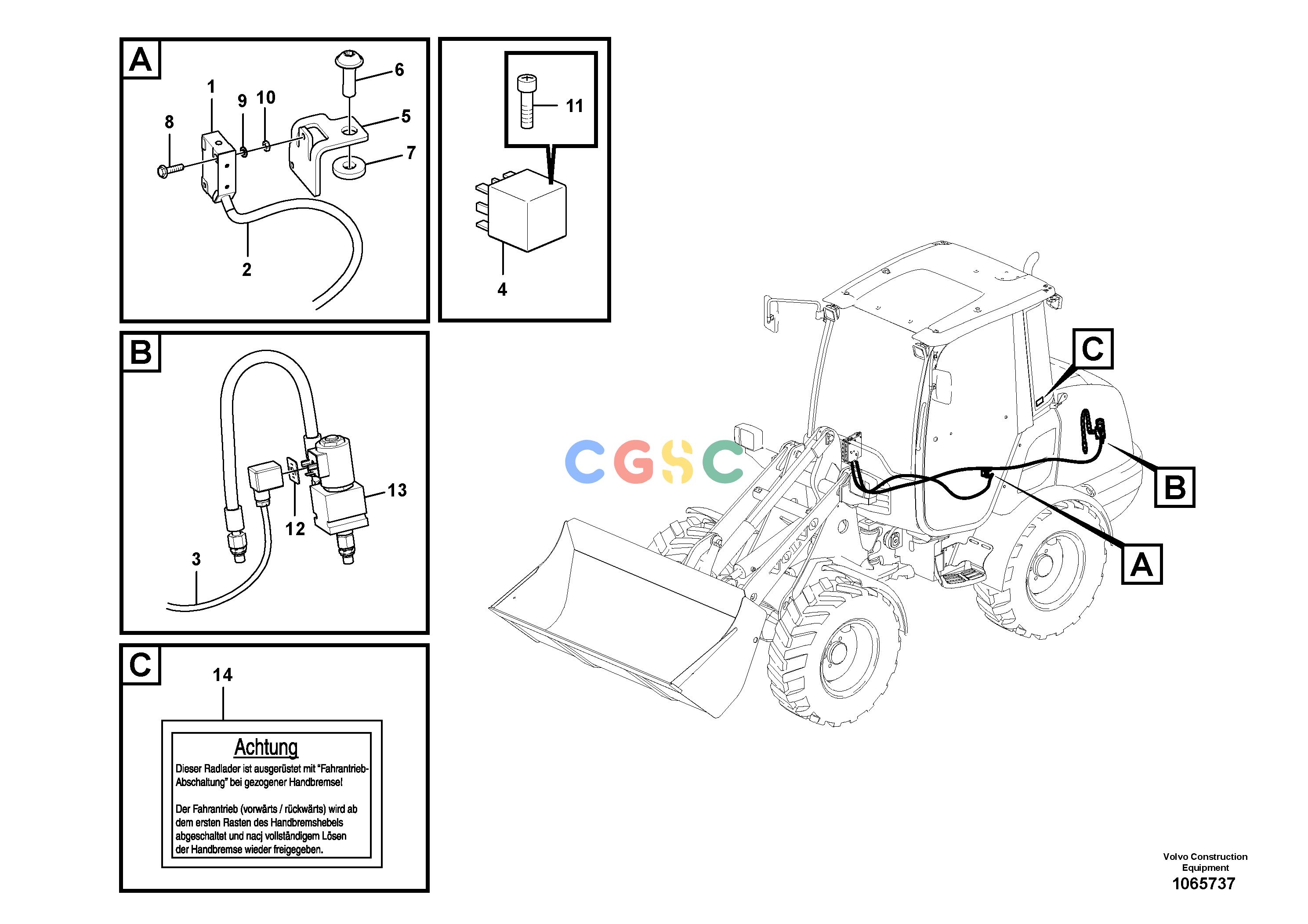 沃尔沃零件查询L30B Electrical system for control pressure valveS/N - 1803869/1812999/ 1822999 NoneNone11390713Autodata Volvo online