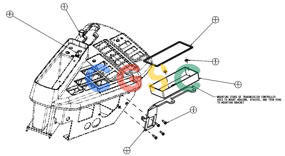 凯斯零件查询(FLX3510) - FLOATER (8/04-8/06) (01-049) - RH CONSOLE TRANSMISSION GROUP Case Agriculture