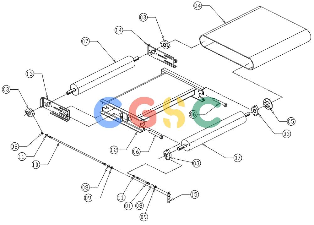凯斯零件查询(437) - FLEX-AIR APPLICATOR (5/98-2/99) (01-010) - BELT CARTRIDGE ASSEMBLY Case Agriculture