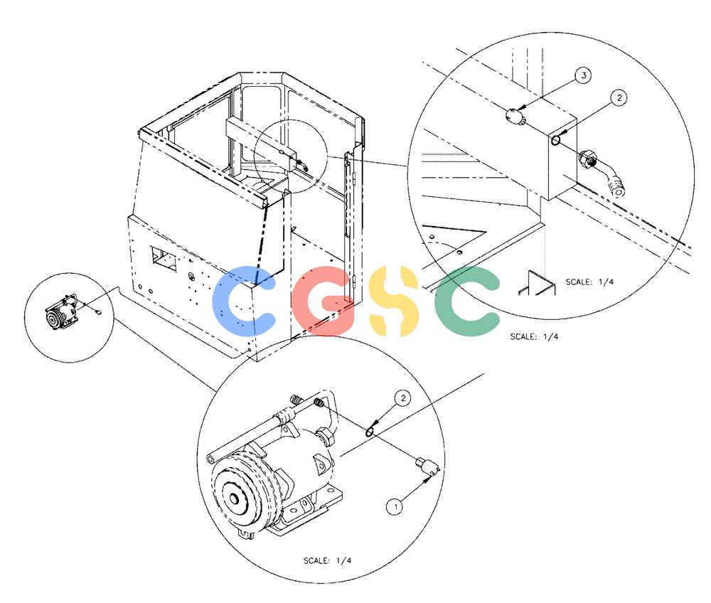 凯斯零件查询(FLX3300B) - FLOATER - 2002 (9/02-10/03) (01-008) - PRESSURE SWITCH GROUP, A/C Case Agriculture