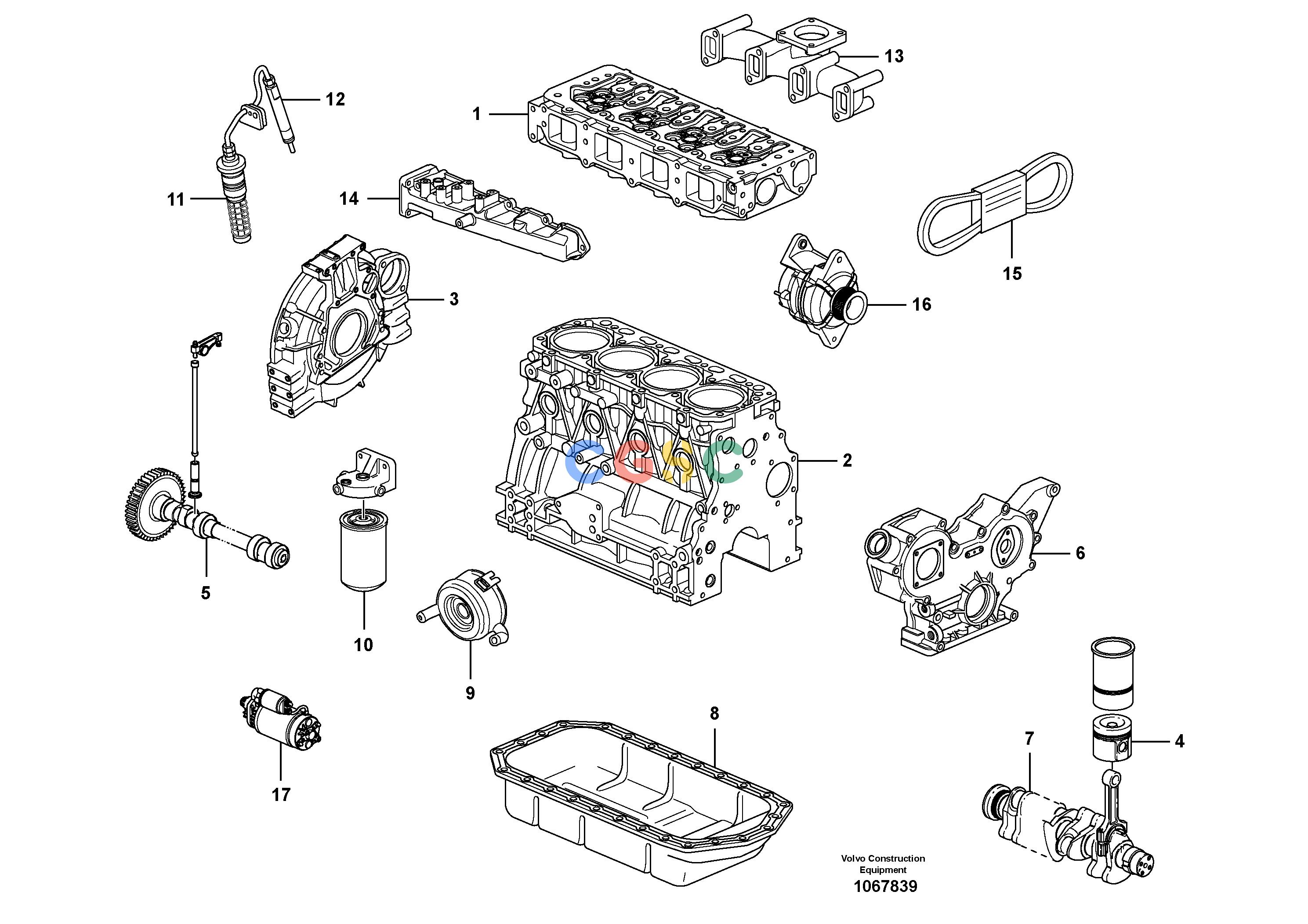 沃尔沃零件查询EC80D EngineS/N 210001-210013 230001-230916, 232001- NoneNone8291987Autodata Volvo online