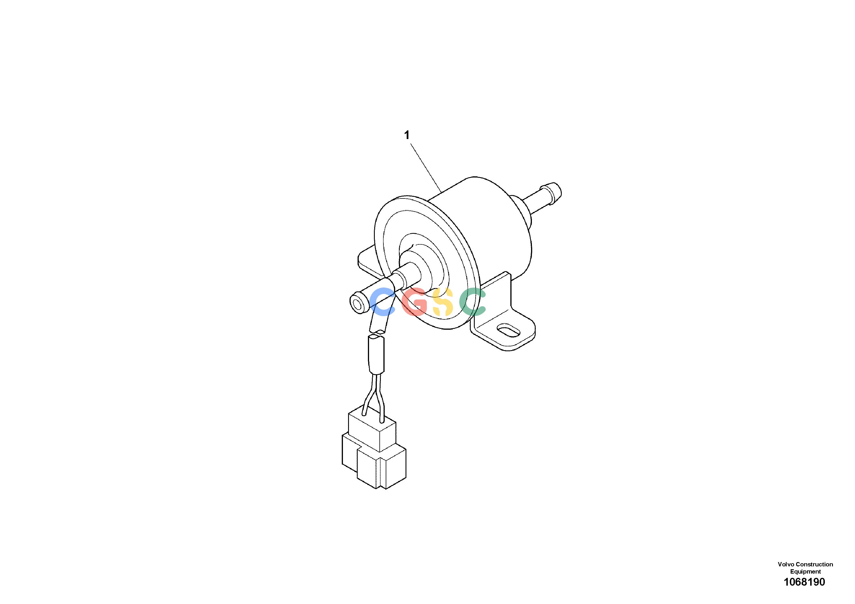 沃尔沃零件查询EC60E Fuel pumpS/N 310001- NoneNoneNoneAutodata Volvo online