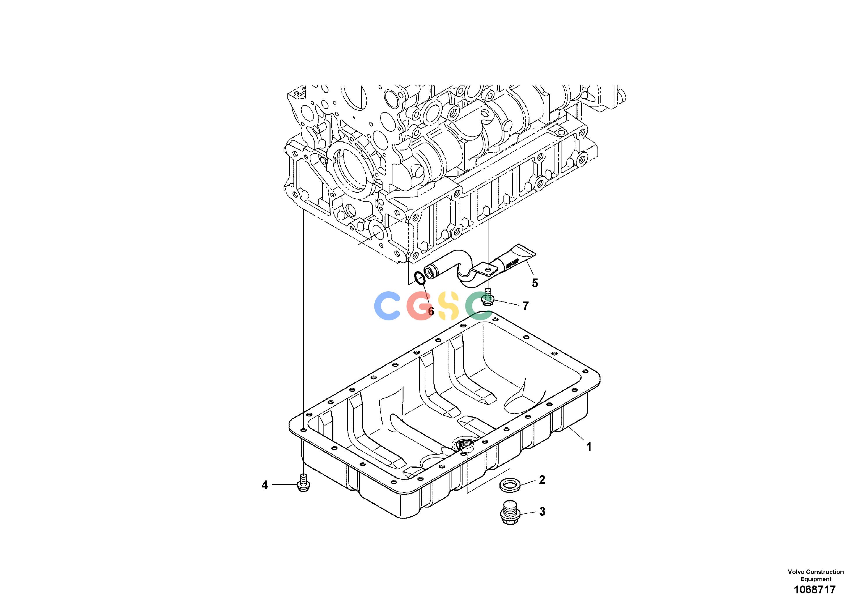 沃尔沃零件查询EC60E Oil sumpS/N 310001- NoneNoneNoneAutodata Volvo online