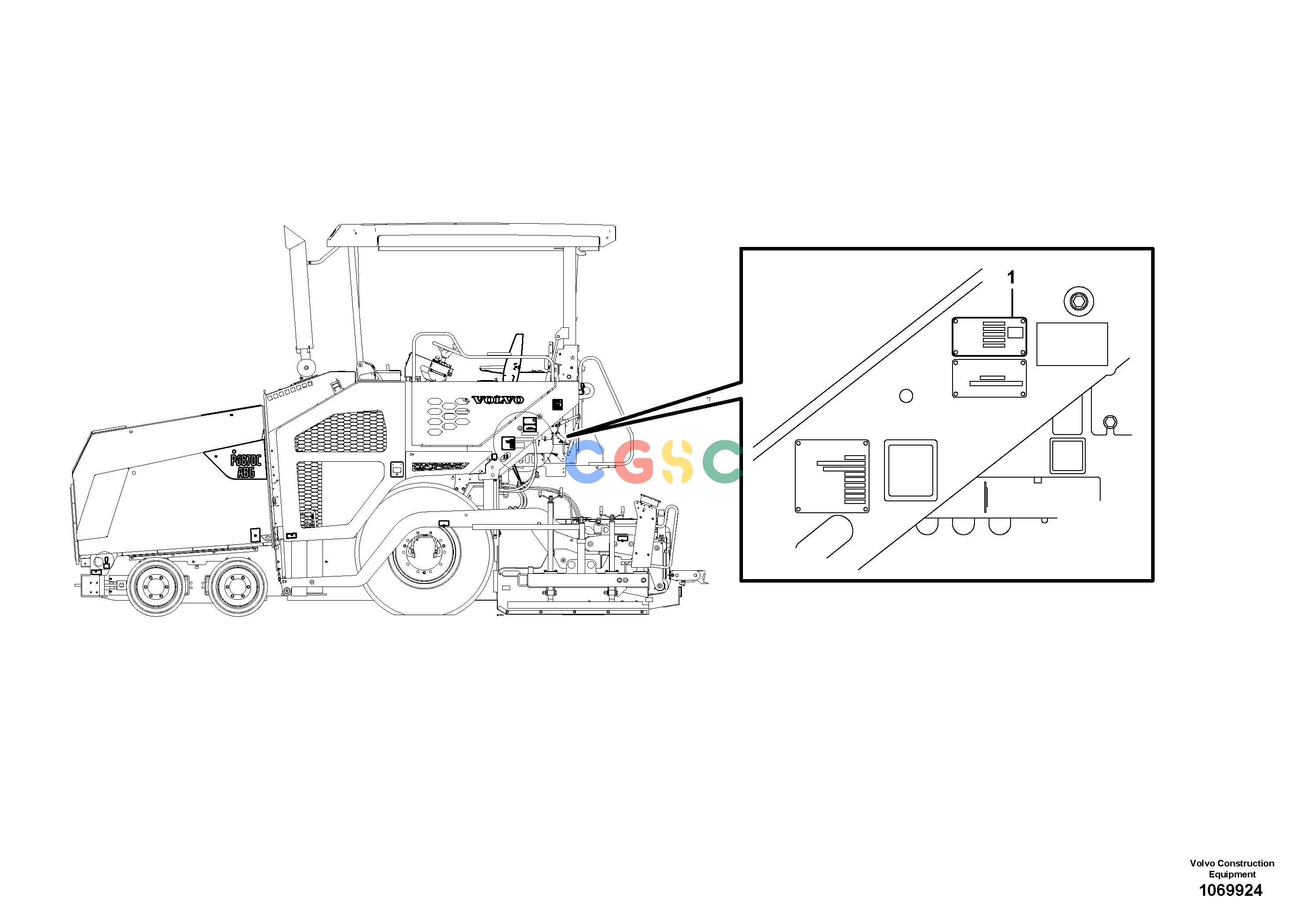 沃尔沃零件查询P6870/5870/5770C ABG Product identification plateP6870/5870/5770C ABG S/N 800000 - NoneNoneNoneAutodata Volvo online