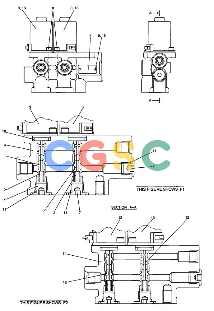 纽荷兰零件查询(E70) - MIDI CRAWLER EXCAVATOR (NA) (1/06-) (123) - VALVE ASSEMBLY, SOLENOID New Holland Constructuion