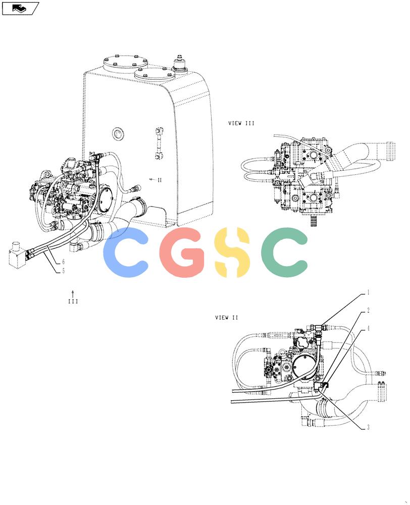 神钢零件查询(SK170 ACERA M-9) - CRAWLER EXCAVATOR - TIER 3 NON-REGULATED (1/12-12/13) (84.100.AD[26]) - QUICK COUPLER, HYD. LINE, CONTROL (JRB) Kobelco