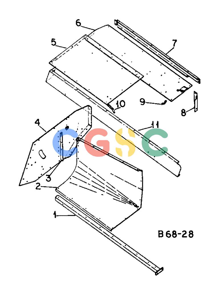 凯斯零件查询(425) - INTERNATIONAL HARVESTER RECTANGULAR BALER (1/76-12/85) (A-24) - CROSS CONVEYOR Case Agriculture
