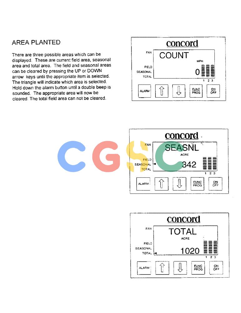 凯斯零件查询(3503) - CONCORD AIR SYSTEM (1/96-12/00) (C07) - AREA PLANTED Case Agriculture
