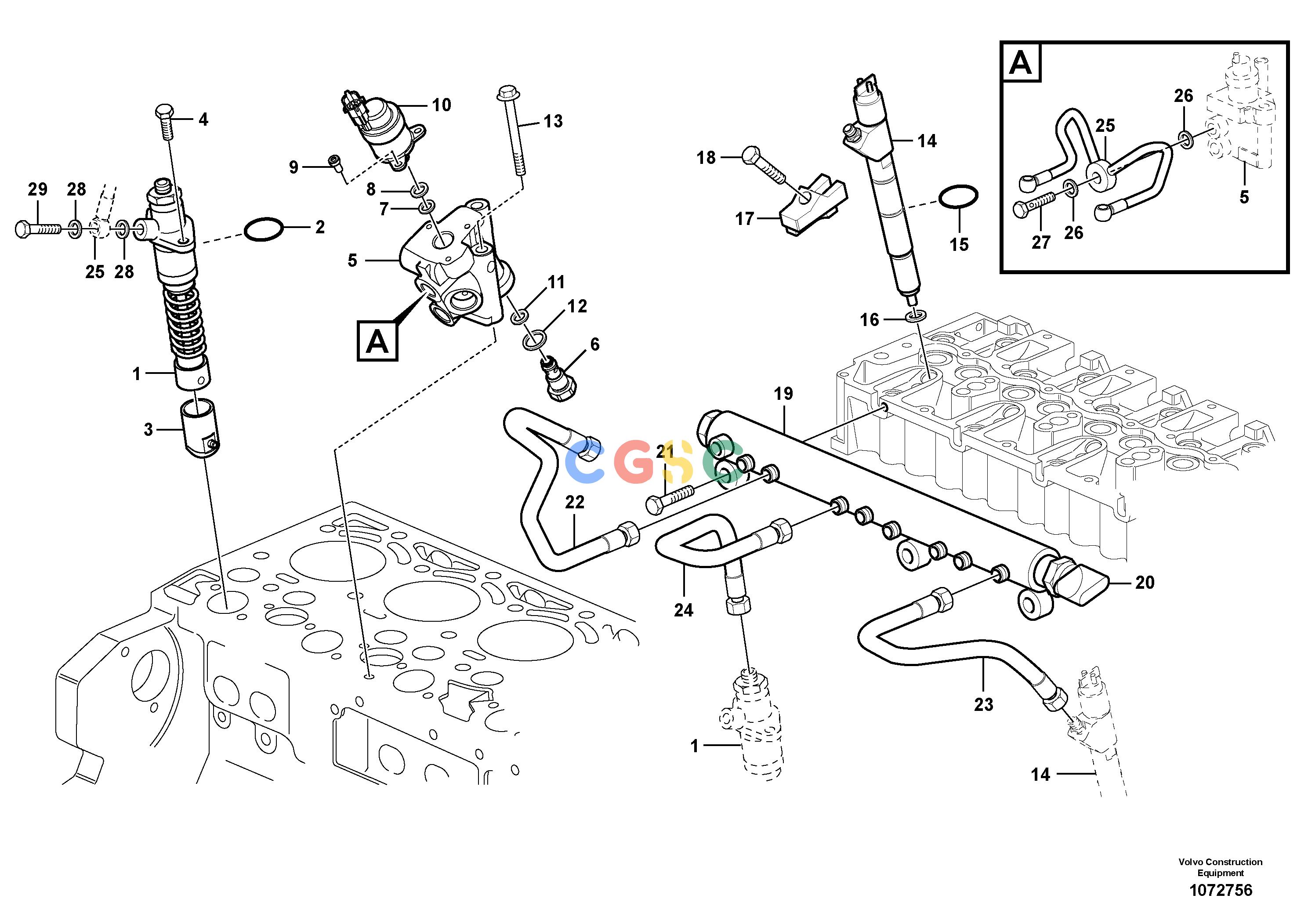 沃尔沃零件查询P8720B Fuel lines, injectorsP8720B ABG S/N 702170 - NoneNoneNoneAutodata Volvo online
