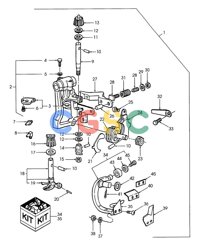 凯斯零件查询(SB541C) - SMALL SQUARE BALER (9/09-12/10) (68.180.02[3]) - TWINE KNOTTER FRAME, SB541C Case Agriculture