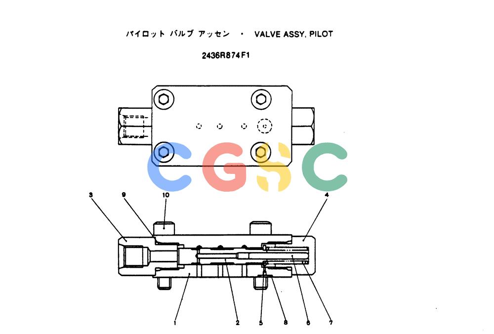神钢零件查询(SK220) - MARK III EXCAVATOR ASN LQU0001 (1/91-12/95) (12-022) - VALVE ASSY, PILOT Kobelco