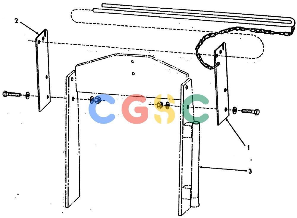 纽荷兰零件查询(65B) - MOTORGRADERS (Z1.01[002]) - CONTROL LEVER LOCK BAR New Holland Constructuion