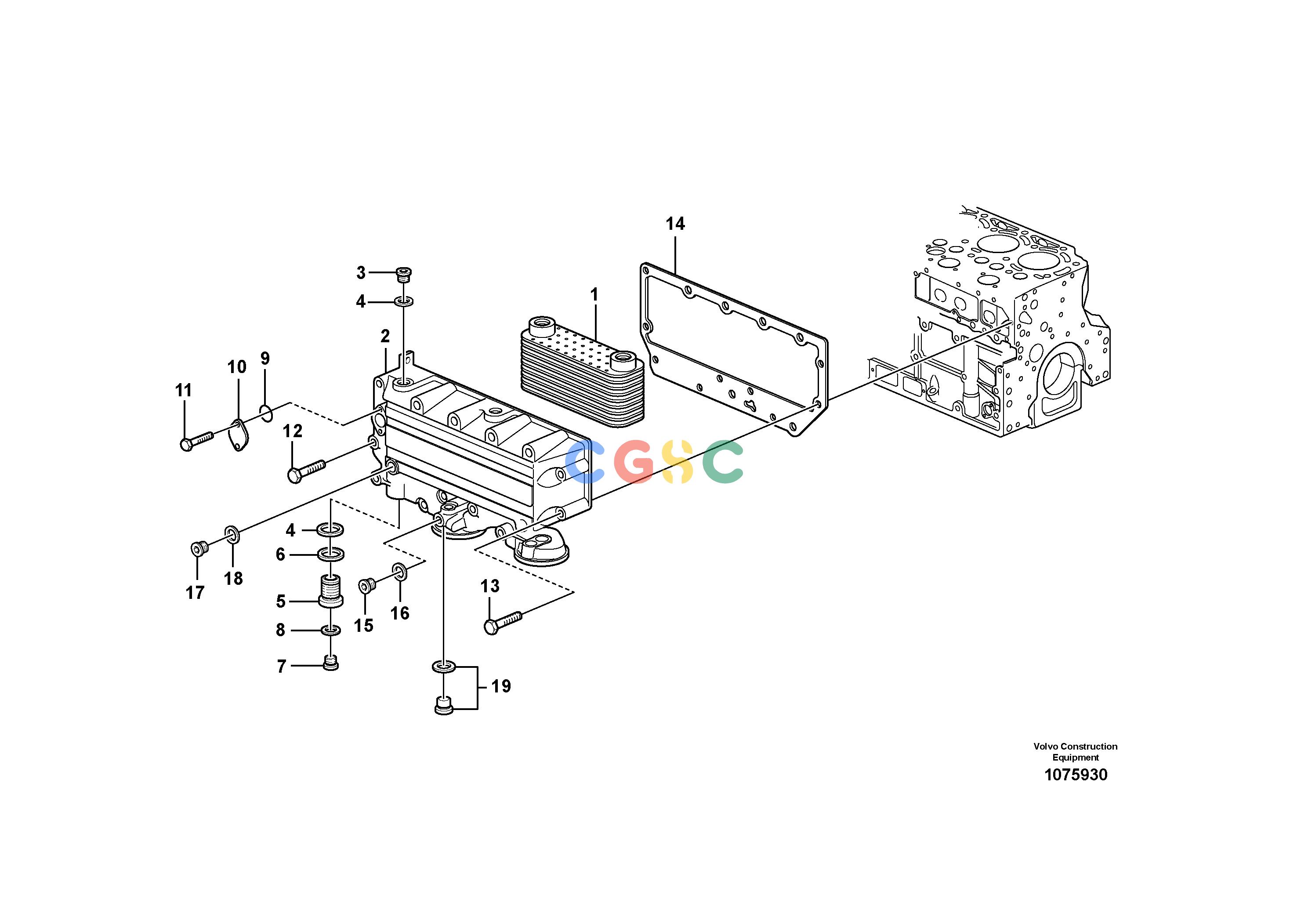 沃尔沃零件查询L120F Oil coolerNone NoneNoneNoneAutodata Volvo online