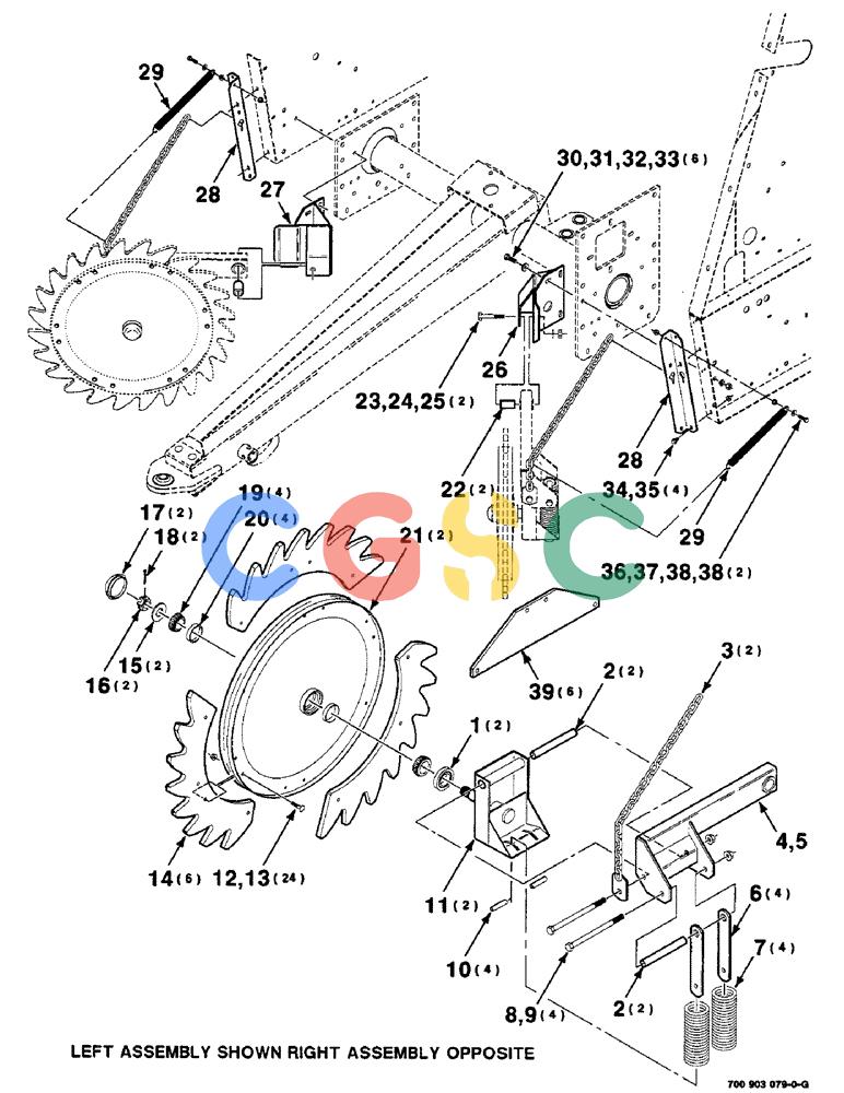 凯斯零件查询(8465) - CASE IH AUTO ROUND BALER (1/91-12/97) (9-32) - GATHERING WHEEL KIT, HK50428 GATHERING WHEEL KIT COMPLETE, TO BE ORDERED THROUGH WHOLEGOODS ONLY Case Agriculture