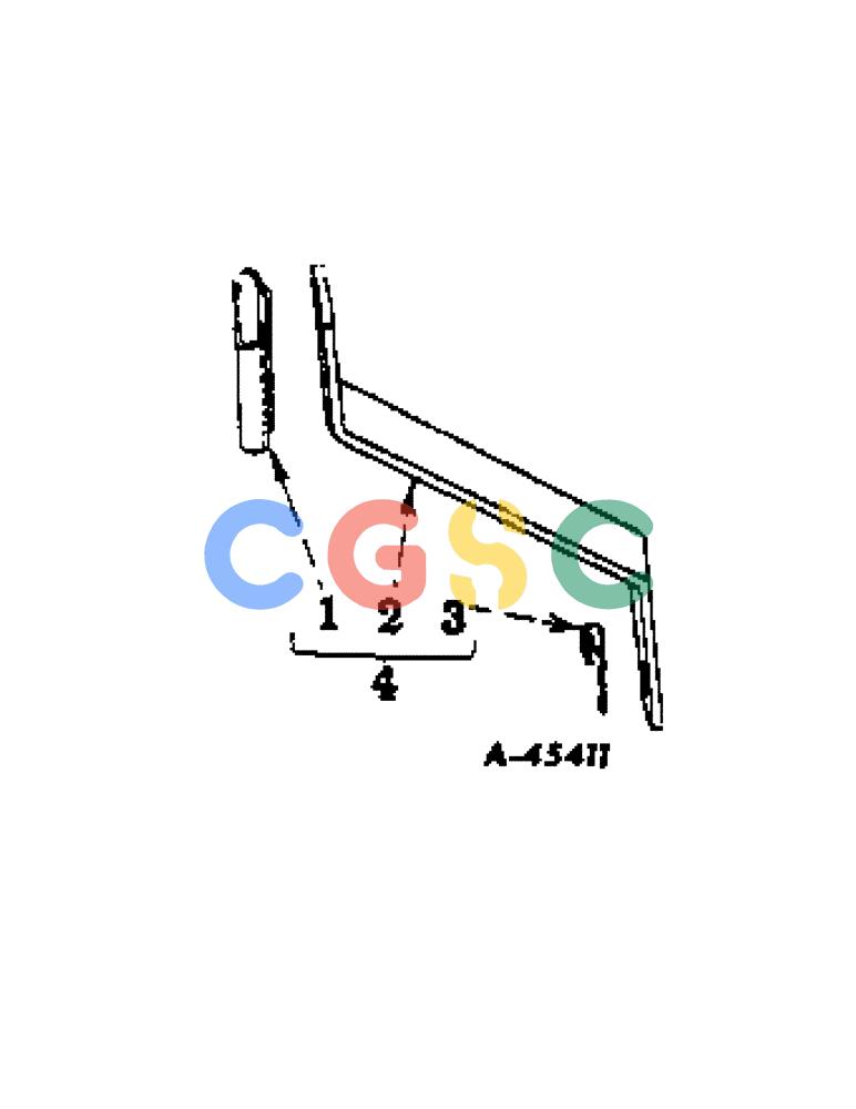 凯斯零件查询(57) - INTERNATIONAL HARVESTER RECTANGULAR BALER (1/57-12/72) (A-40) - WARNING LAMP BRACKET AND SOCKET Case Agriculture