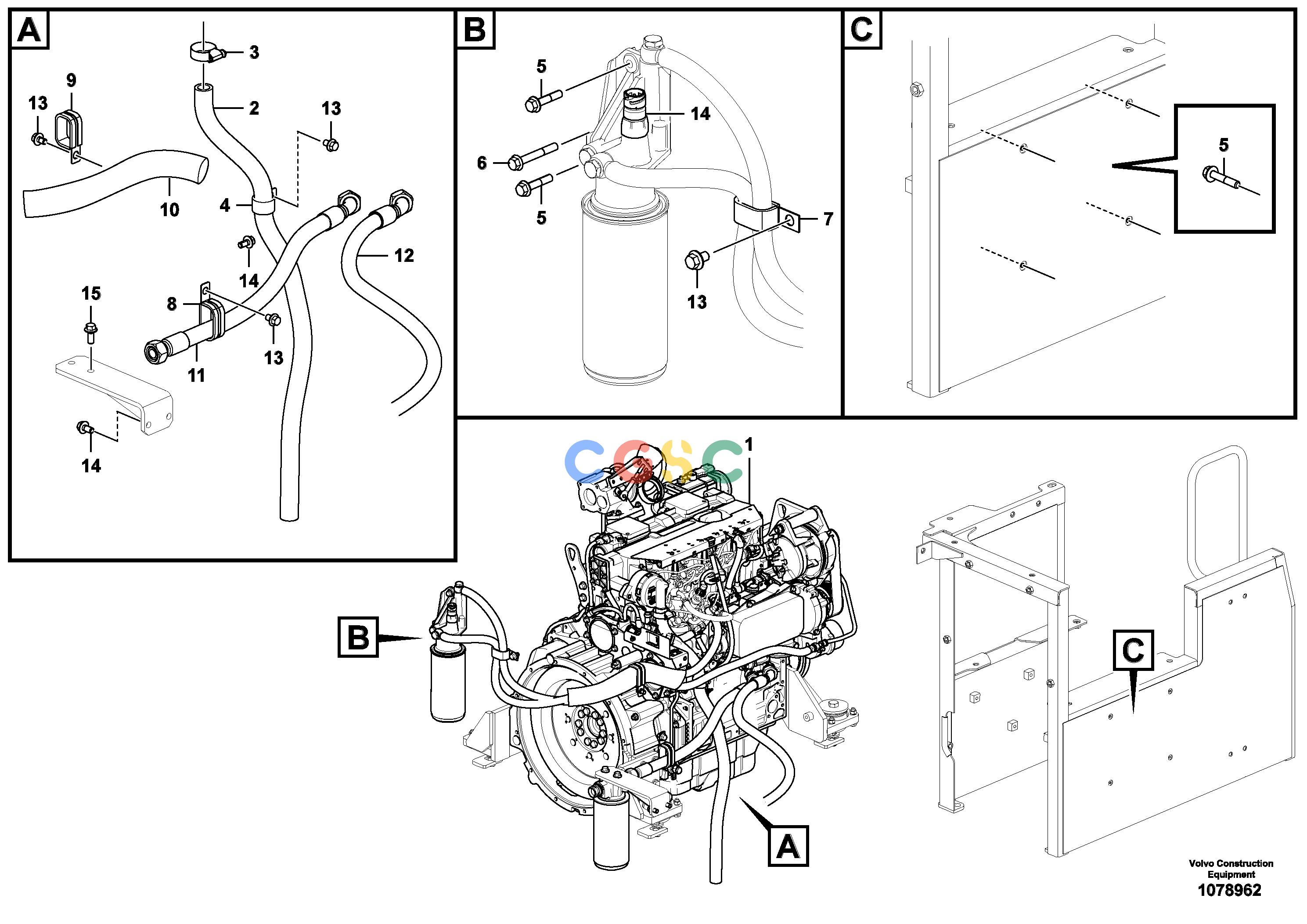 沃尔沃零件查询EC170D EngineS/N 230001- NoneNone8294465Autodata Volvo online
