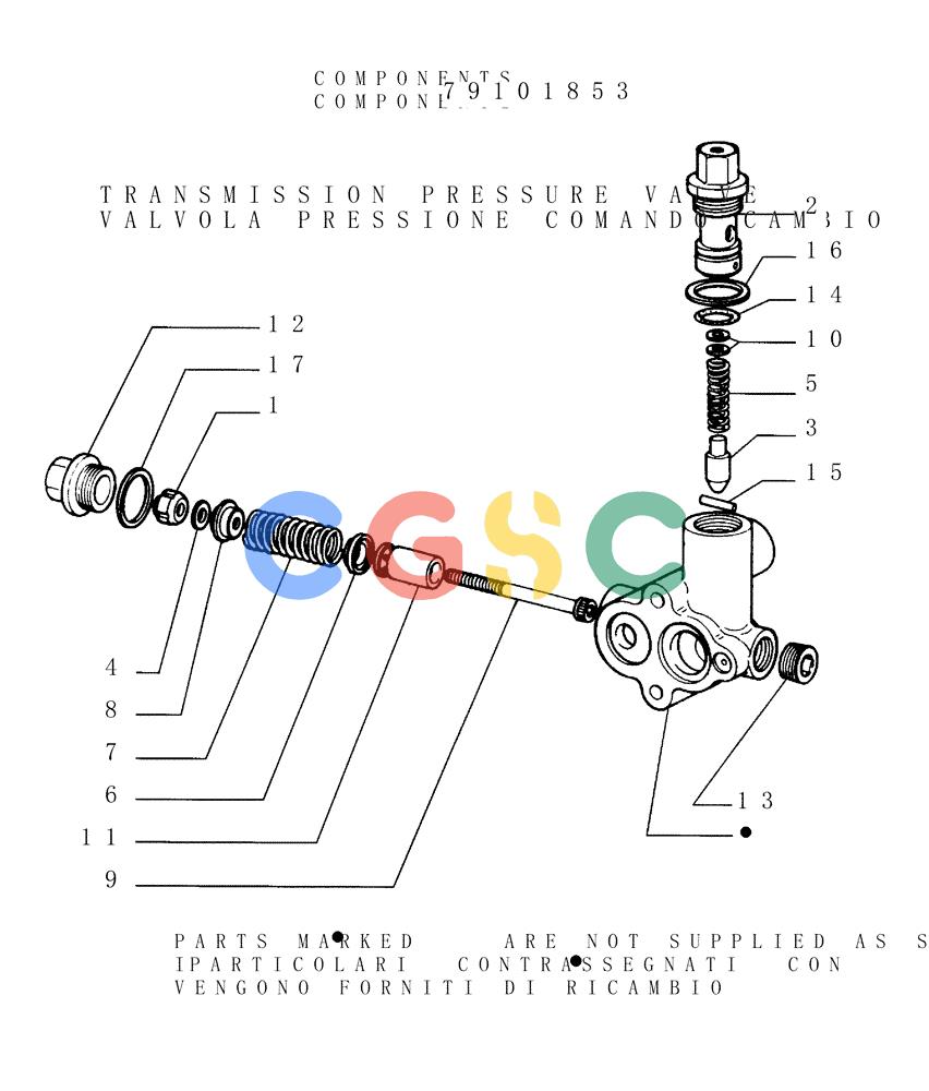 纽荷兰零件查询(FL145) - CRAWLER LOADER (N.A. VERSION) (11/98-) (1.211[08]) - TRANSMISSION - PIPING New Holland Constructuion