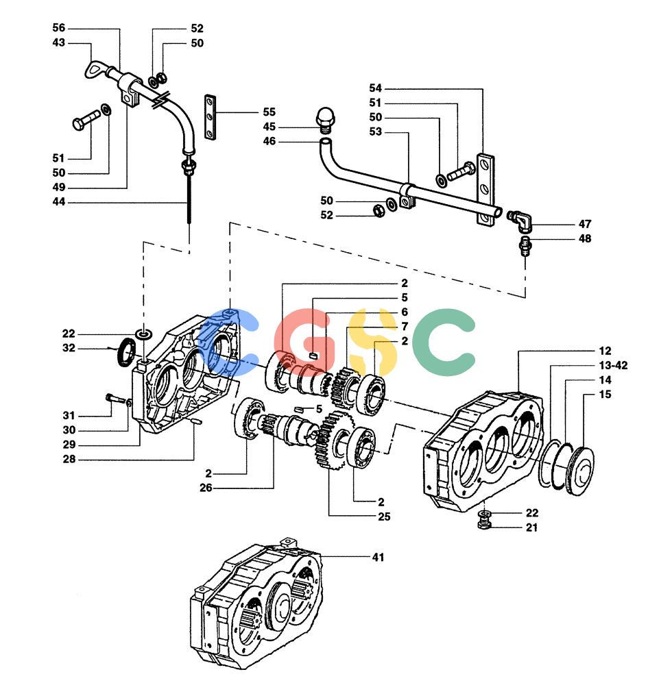 纽荷兰零件查询(DC80) - CRAWLER DOZER (N.A. VERSION) (4/99-) (2.323[01A]) - HYDROSTATIC DRIVE COUPLER WITHOUT PTO DC70 - DC80 New Holland Constructuion
