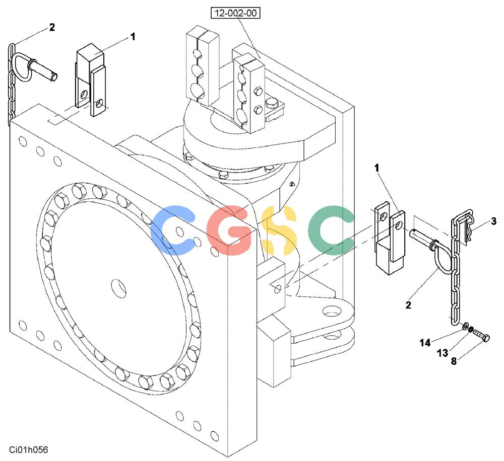 纽荷兰零件查询(CV2500) - VIBRATORY ROLLER (12-004-00[01]) - LOCKING - LINKAGE New Holland Constructuion