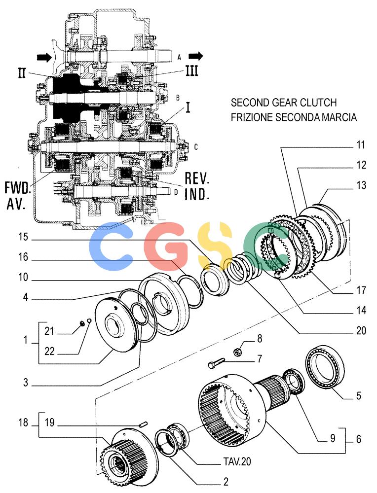 纽荷兰零件查询(FL145) - CRAWLER LOADER (N.A. VERSION) (11/98-) (1.211[18]) - TRANSMISSION - COMPONENTS New Holland Constructuion