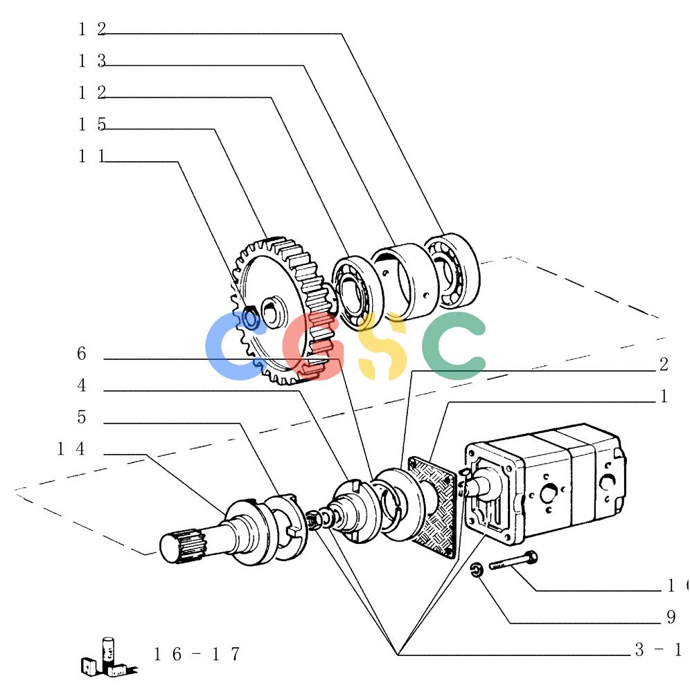 纽荷兰零件查询(FL145) - CRAWLER LOADER (N.A. VERSION) (11/98-) (1.200[06]) - UNIT TORQUE CONVERTER New Holland Constructuion