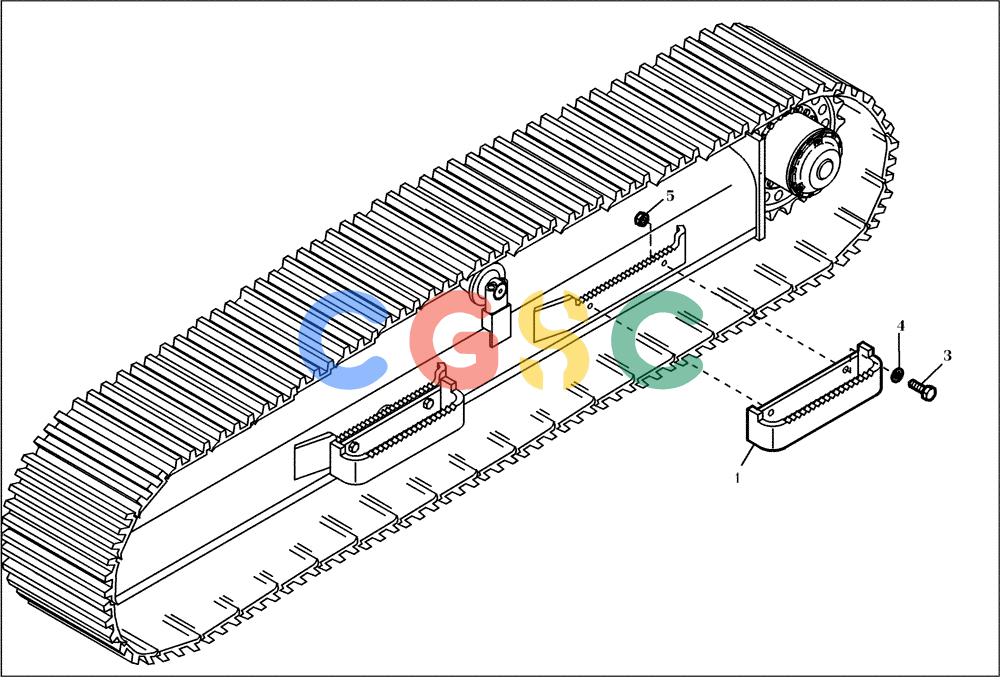 纽荷兰零件查询(EC350) - CRAWLER EXCAVATOR (2/00-) (01.810[002]) - STEPS INSTALL.MATERIAL ADD. FOOTSTEP (S/N 735026-UP) New Holland Constructuion