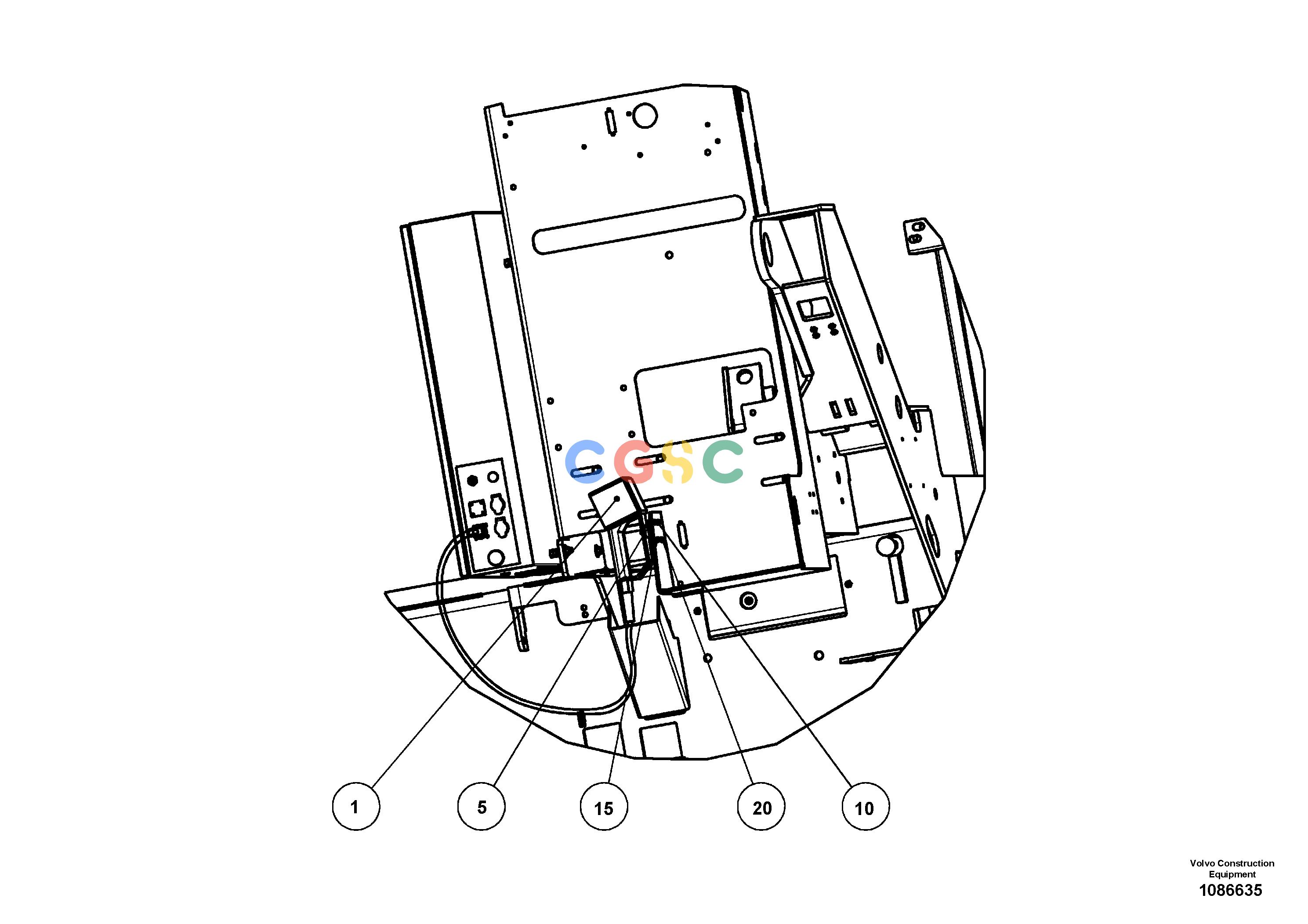 沃尔沃零件查询VB 88 GTC Attaching handset for crown controlVB 88 GTC 3,0 - 9,0M ABG687080824790-NoneNoneNoneNoneAutodata Volvo online