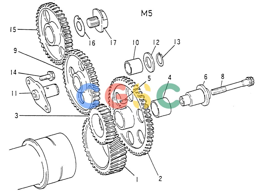 神钢零件查询(6D15) - MITSUBISHI DIESEL ENGINES - K907D & K907LC EXCAVATORS (1/86-12/06) (01-013[03]) - TIMING GEAR Kobelco