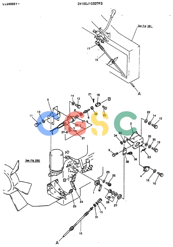 神钢零件查询(MD240BLC) - EXCAVATOR BTW LLU0001 - LLU0300 (1/80-12/06) (05-008) - CONTROL ASSY, ENGINE Kobelco