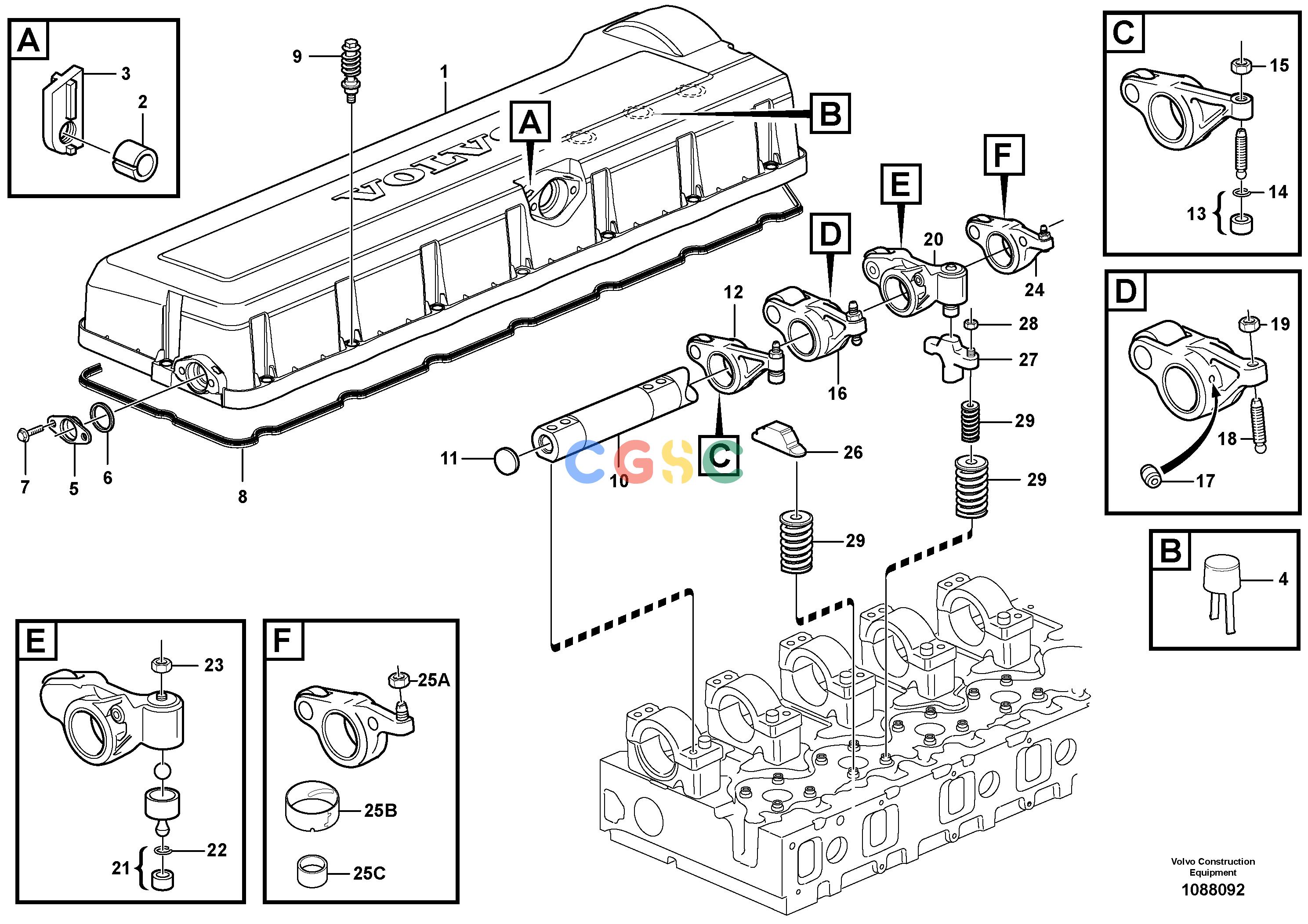 沃尔沃零件查询EC700CHR Valve mechanismHIGH REACH DEMOLITION S/N 190001-190020 NoneNoneNoneAutodata Volvo online