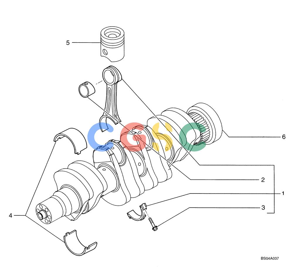 纽荷兰零件查询(DC85) - CRAWLER DOZER (8/04-) (02-23) - PISTONS - CONNECTING ROD New Holland Constructuion