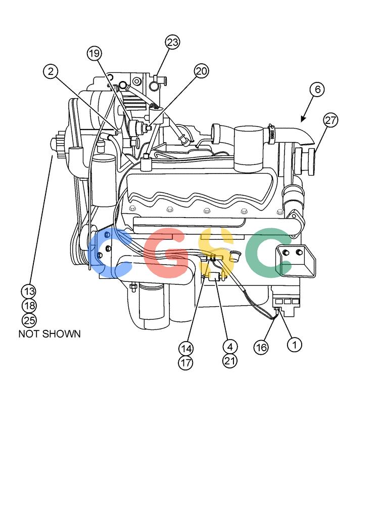 凯斯零件查询(FLX3330B) - FLOATER (12/99-9/02) (02-002[01]) - ENGINE GROUP (FLX3330B CAT 3208ATAAC) Case Agriculture
