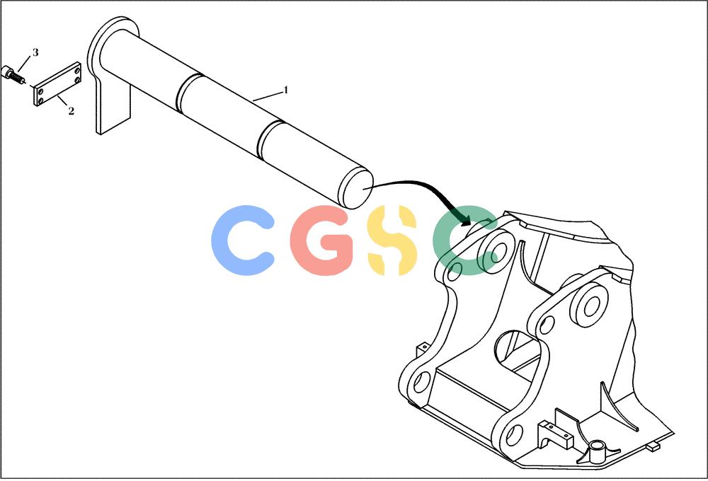 纽荷兰零件查询(EC450) - CRAWLER EXCAVATOR (SN: 750001-UP) (11/99-) (01.670[001]) - BEARING BOOM (S/N 750001-UP) New Holland Constructuion