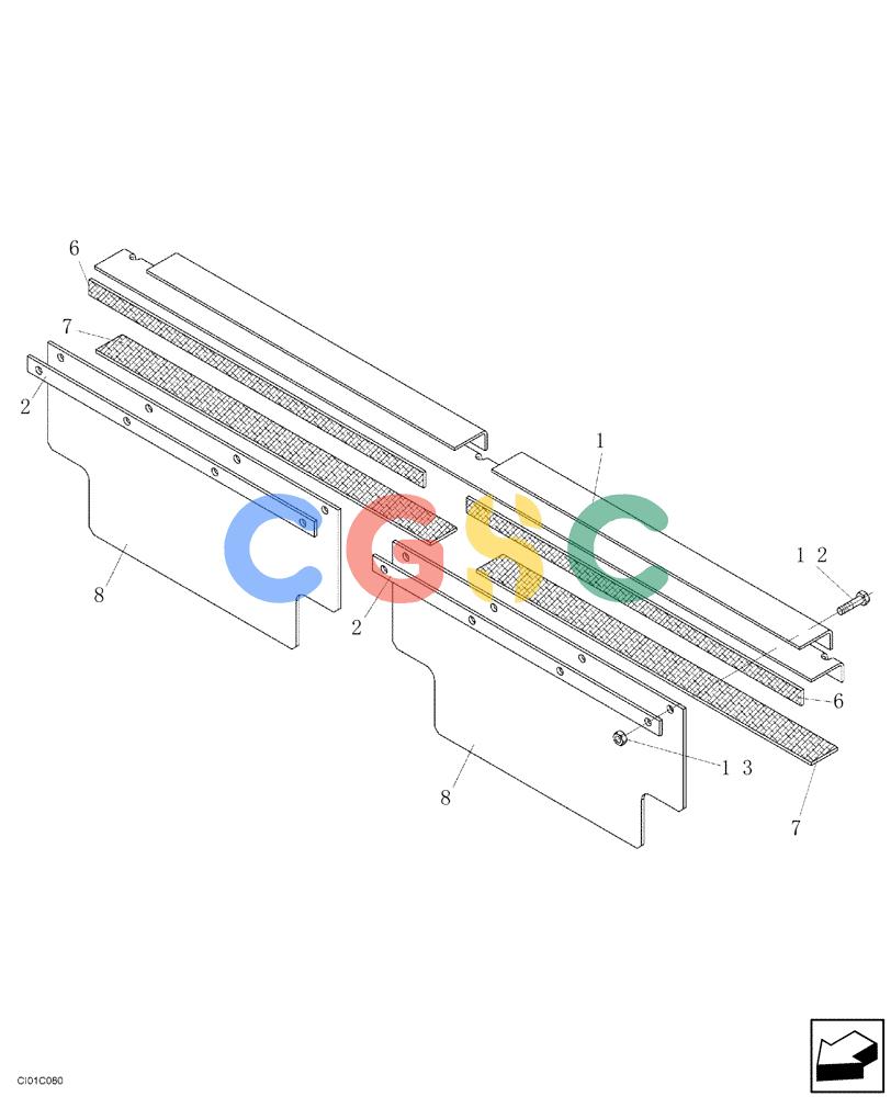 纽荷兰零件查询(CV2500) - VIBRATORY ROLLER (12-019-00[01]) - MOUNTING New Holland Constructuion