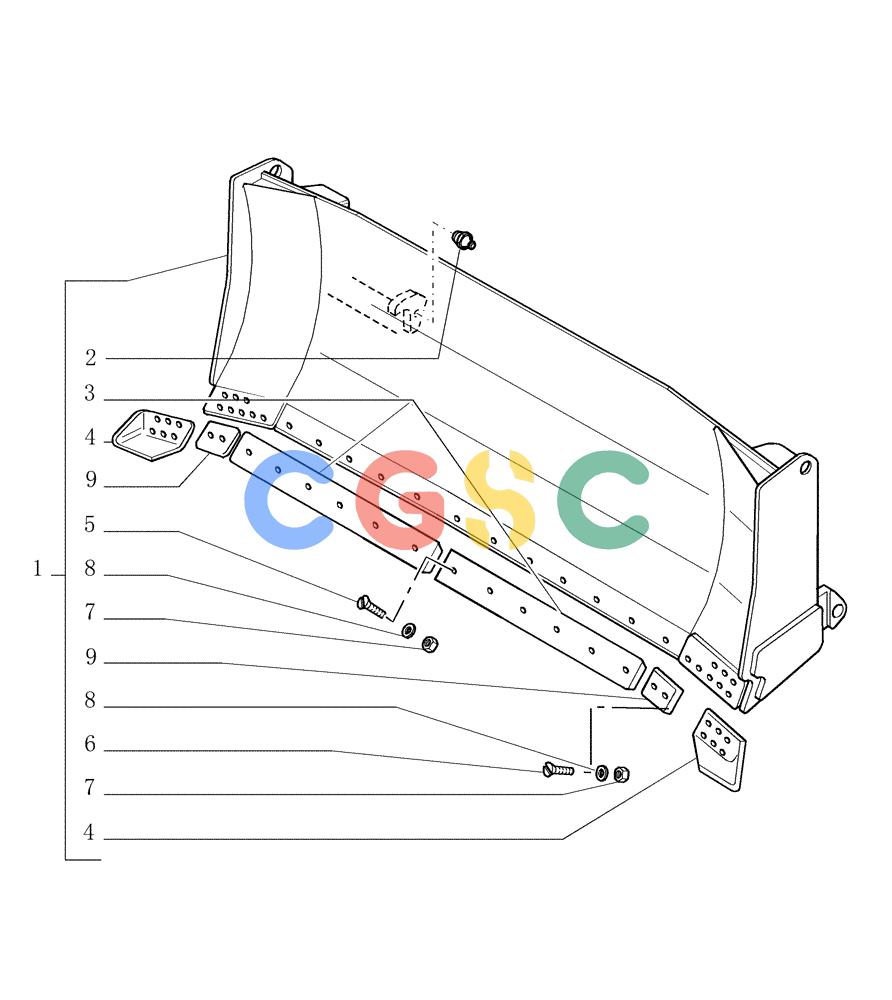 纽荷兰零件查询(D150) - CRAWLER DOZER (1/05-) (9.633[06]) - LANDFILL VERSION - OPTIONAL CODE 784297071 - VERSION (04) New Holland Constructuion