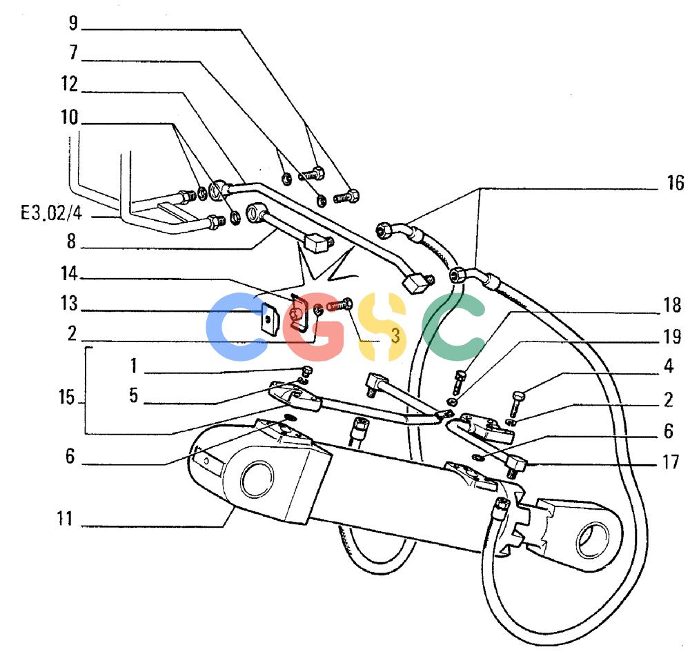 纽荷兰零件查询(FL5B) - CRAWLER LOADER (E3.02/1[001]) - HYDRAULIC SYSTEM New Holland Constructuion