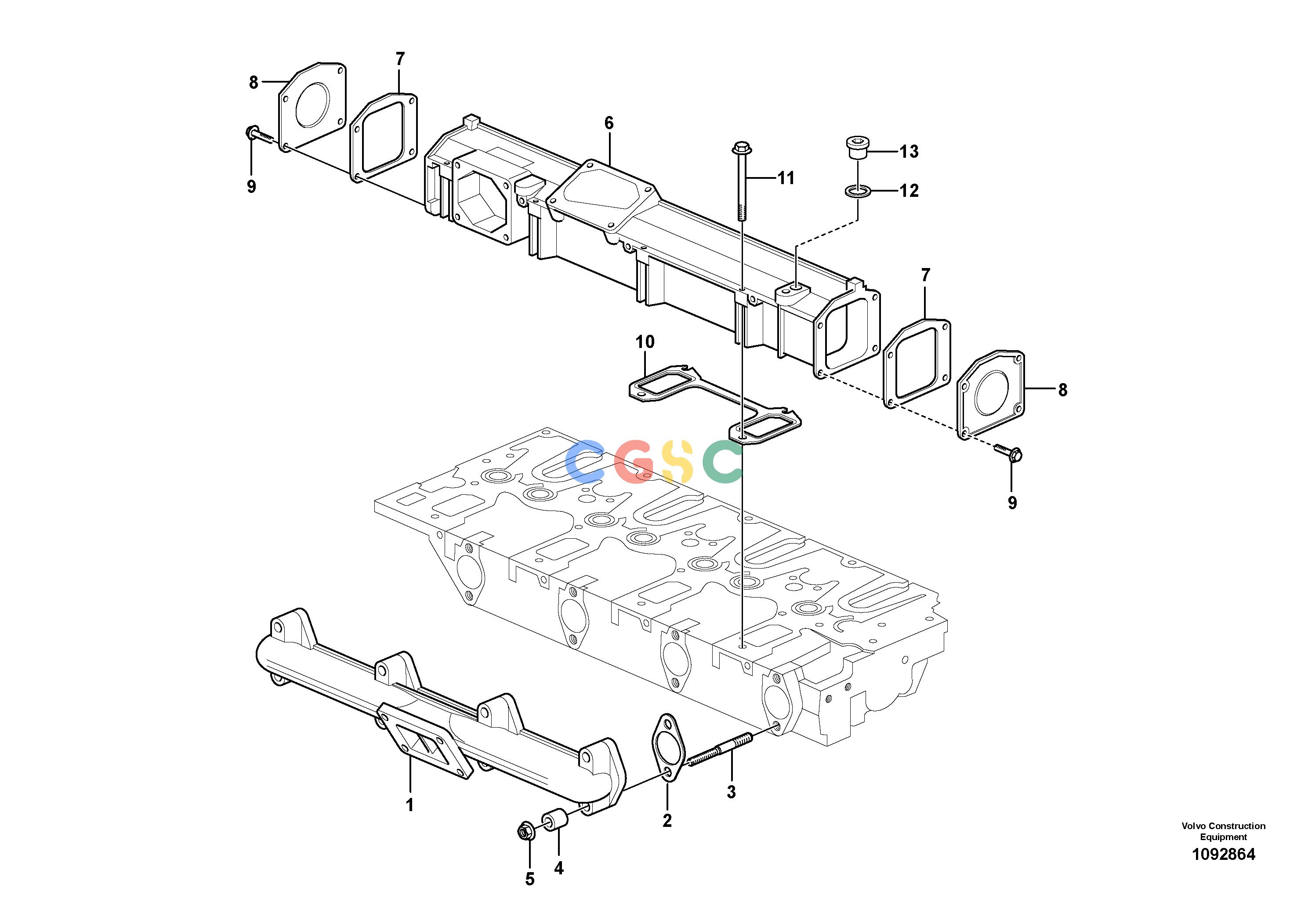 沃尔沃零件查询L50F Inlet manifold and exhaust manifoldNone NoneNoneNoneAutodata Volvo online