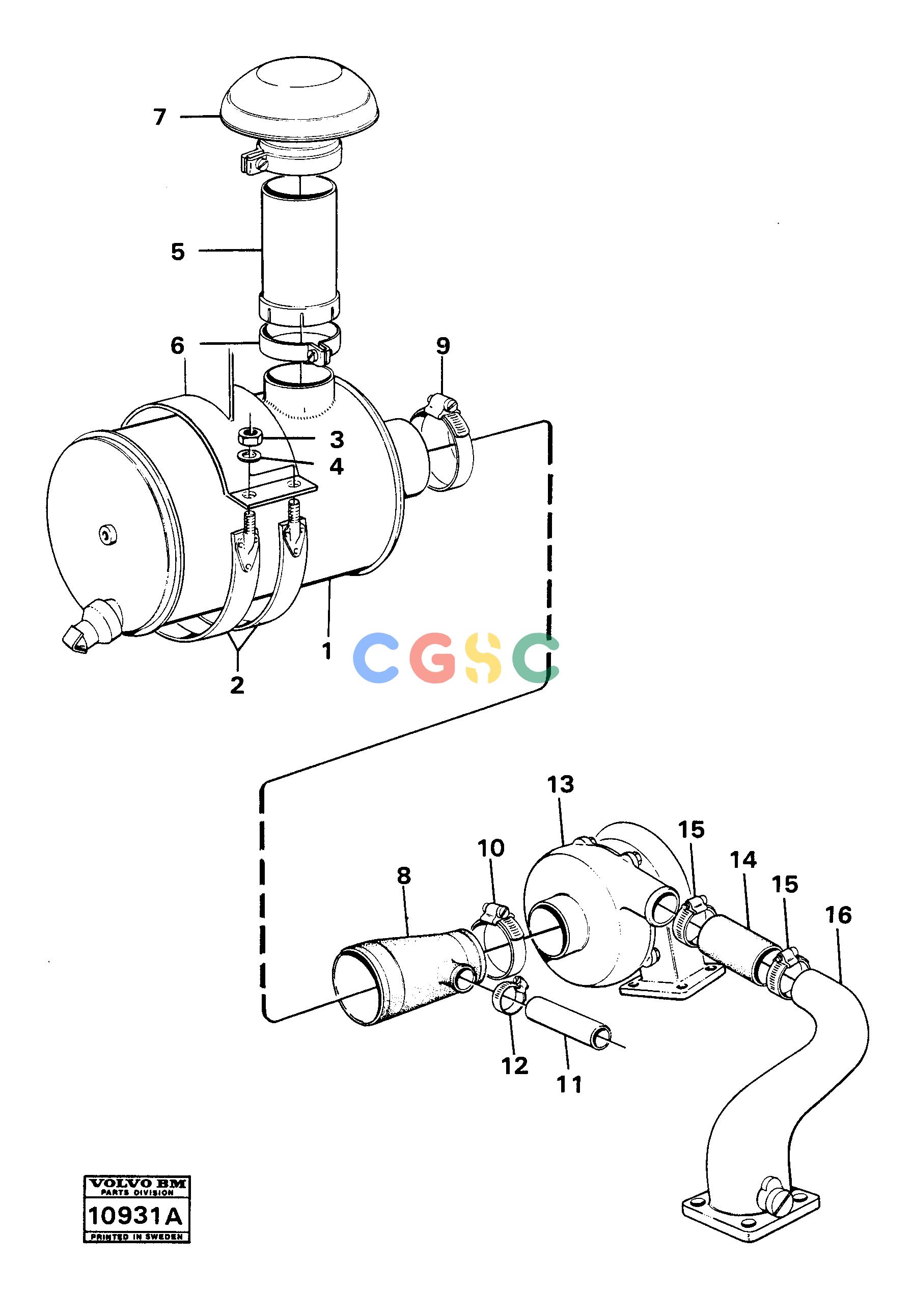 沃尔沃零件查询861 Inlet system861 NoneNoneNoneAutodata Volvo online