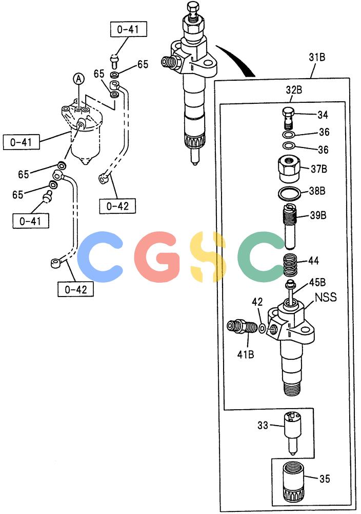 纽荷兰零件查询(E135SR) - CRAWLER EXCAVATOR ASN YY04-06254 (08-019[02]) - FUEL INJECTION SYSTEM New Holland Constructuion