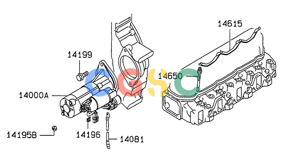 神钢零件查询(SK160LC-6E) - DYNAMIC ACERA EXCAVATOR 08/2004 ASN YM03U0523 (8/04-12/07) (09-035[01]) - STARTER Kobelco