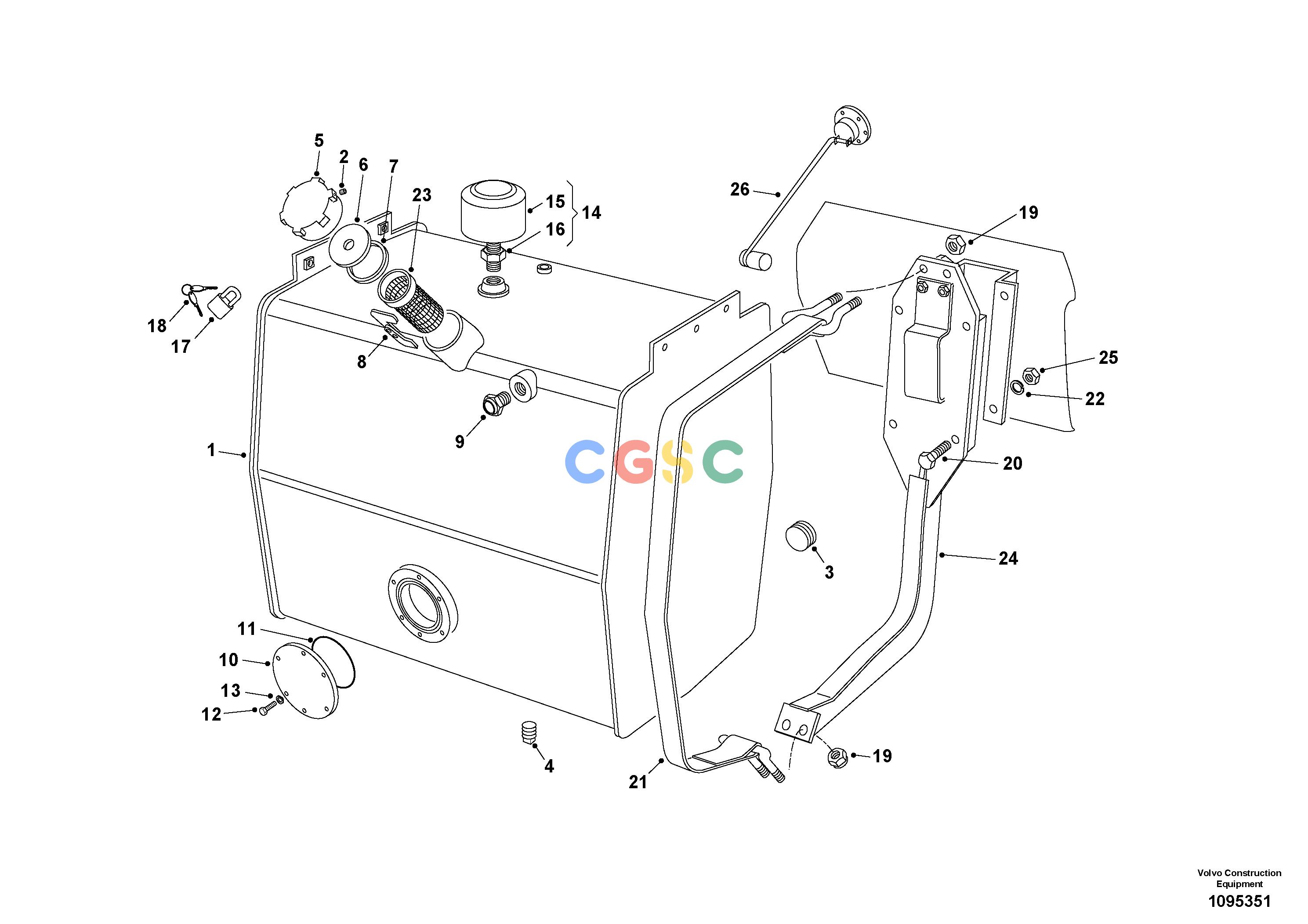 沃尔沃零件查询R60D Fuel tank with fitting partsNone NoneNoneNoneAutodata Volvo online