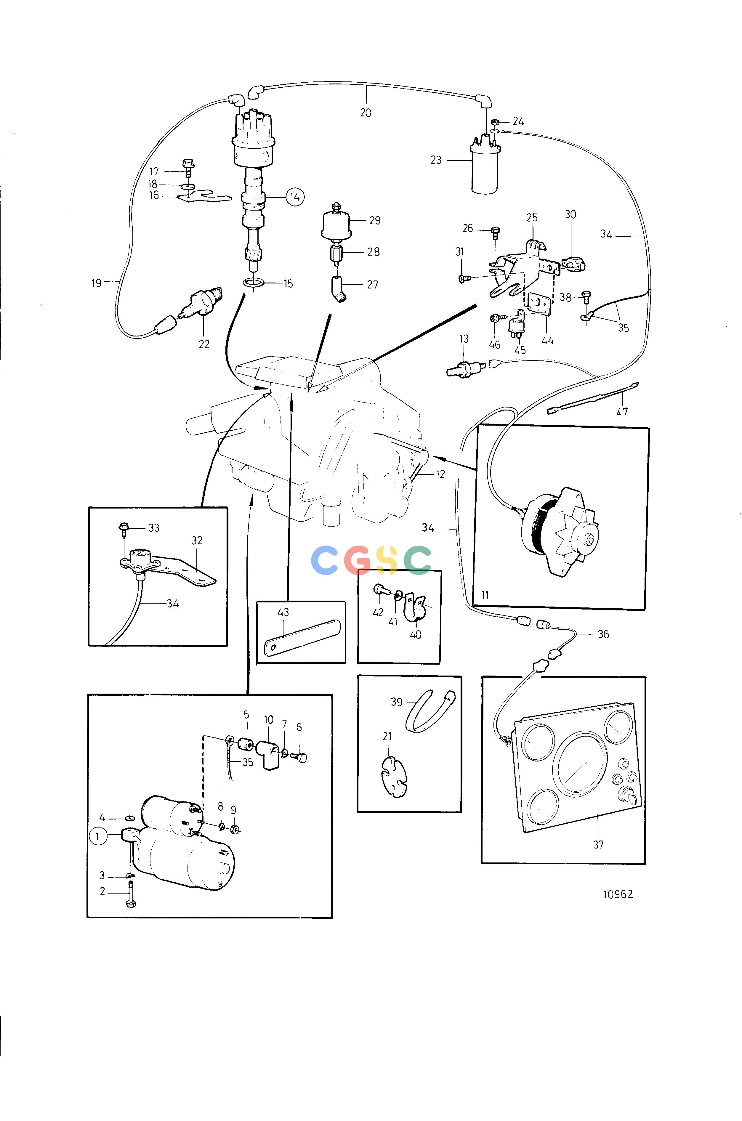 沃尔沃零件查询430; 430A; 430B; 431A; 431B; 432A; 434A; 500B; 501B; 570A; 572A; 740B; DP-A; DP-A1; DP-A2; DP-C; DP-C1; DP-C1 1.95; DP-C1 2.30; DP-D; DP-D1; DP-D1Electrical SystemElectrical Equipment and InstrumentEPC Volvo Penta Parts catalog