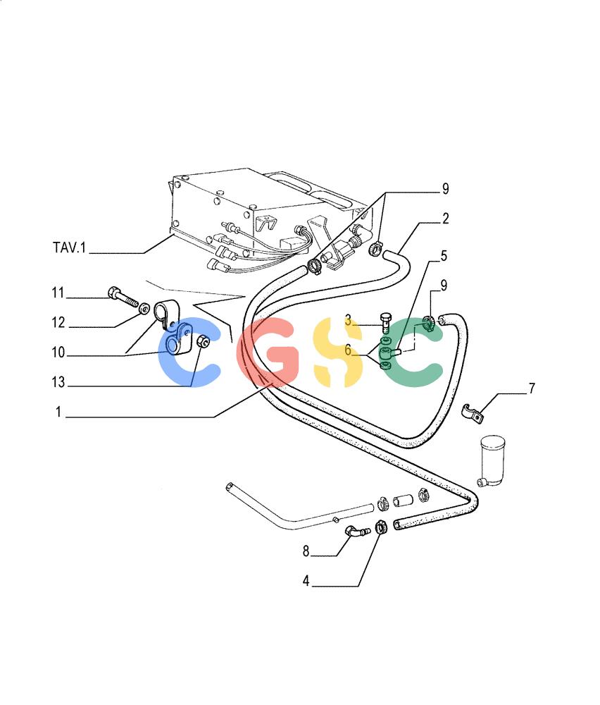 纽荷兰零件查询(FD175) - CRAWLER DOZER (N.A. VERSION)(S/N 061640 & AFTER) (1/93-) (9.665[02]) - AIR CONDITIONING - OPTIONAL CODE 76042216 New Holland Constructuion