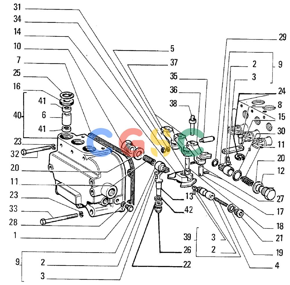 纽荷兰零件查询(FL5B) - CRAWLER LOADER (E3.31[001]) - DISTRIBUTOR VALVE New Holland Constructuion