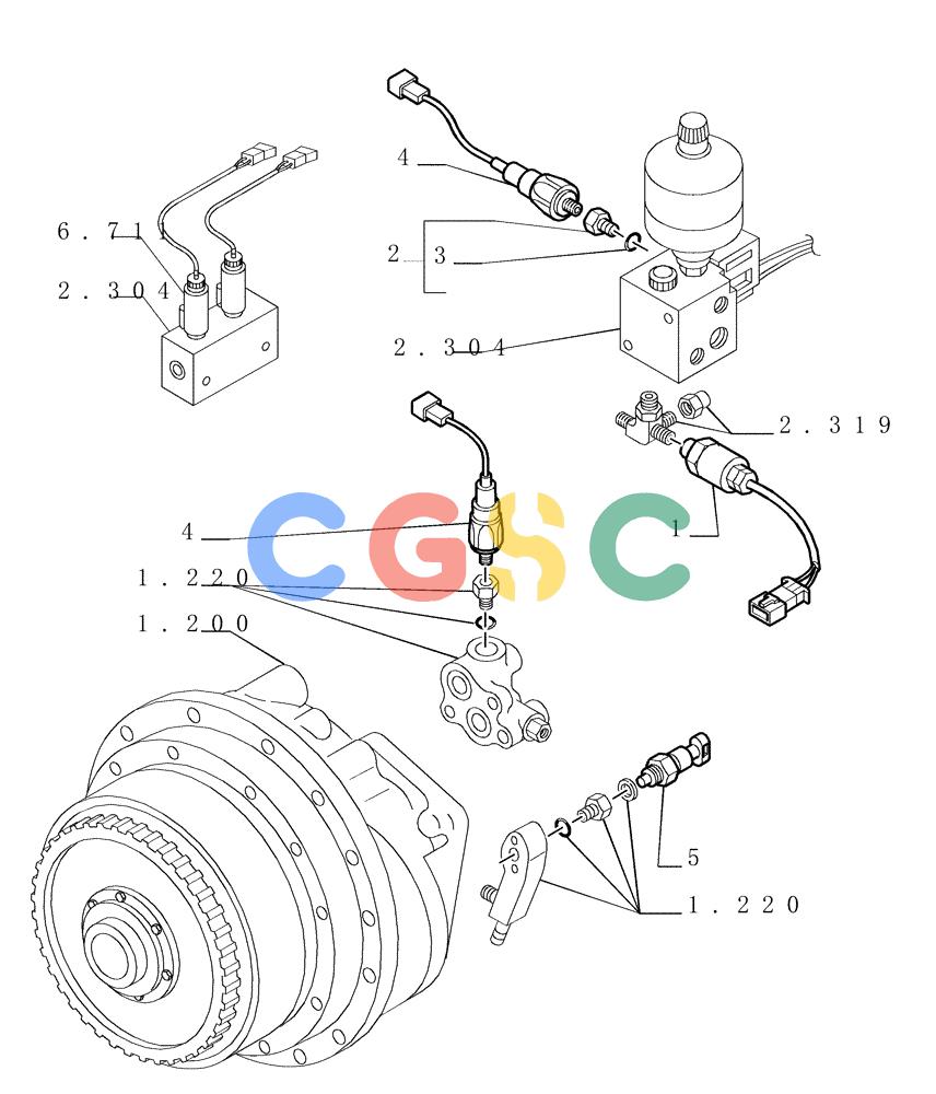 纽荷兰零件查询(DC150PS) - CRAWLER DOZER (6.712[05]) - ELECTRIC COMPONENTS New Holland Constructuion