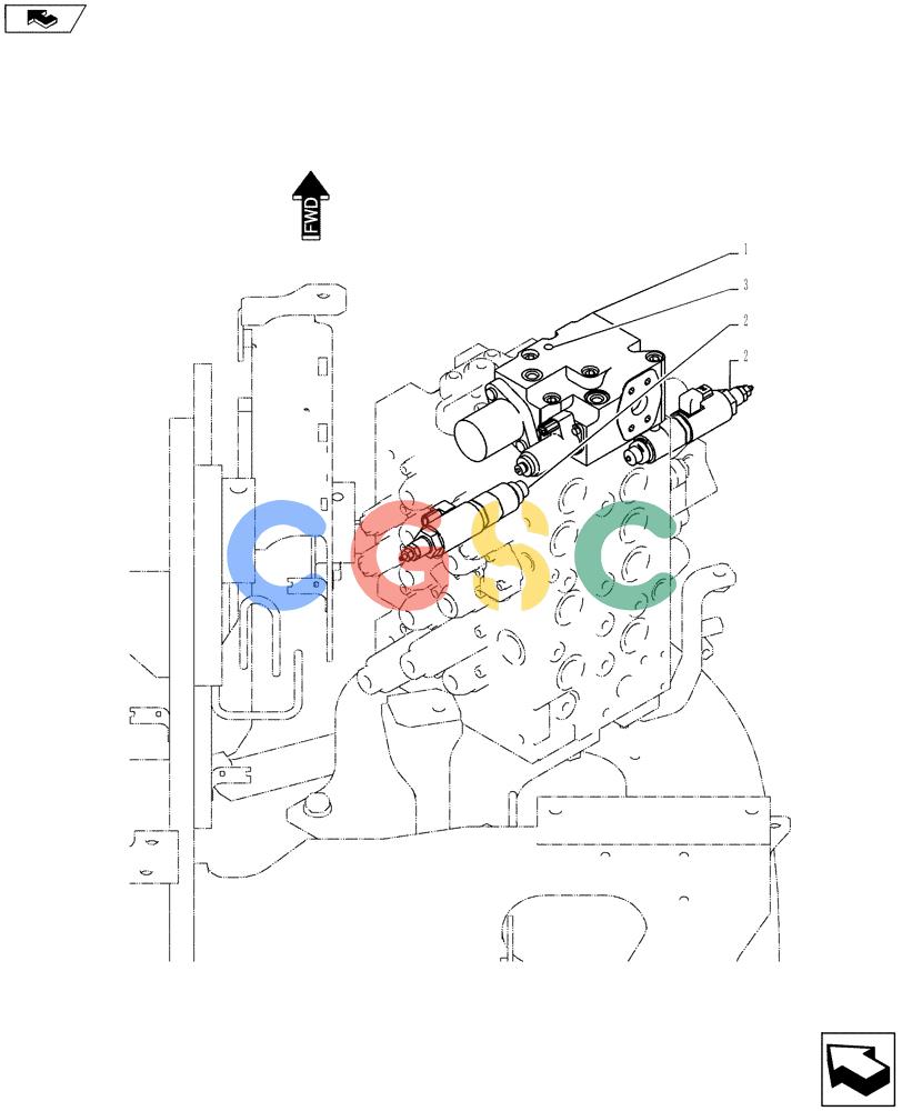 纽荷兰零件查询(E135BSRLC) - CRAWLER EXCAVATOR ASN YH06-08001 (01-018[01]) - VALVE INSTALLATION New Holland Constructuion