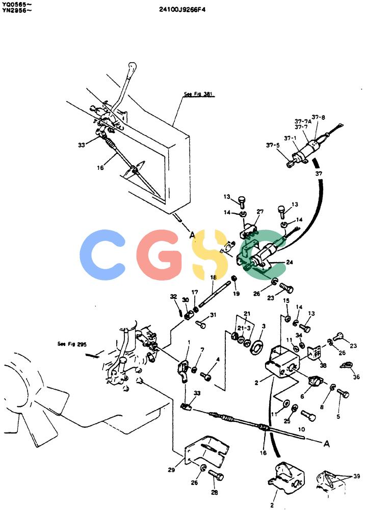 神钢零件查询(MD200BLC) - EXCAVATOR ASN YQ0565 (1/80-12/06) (05-008) - CONTROL ASSY, ENGINE Kobelco